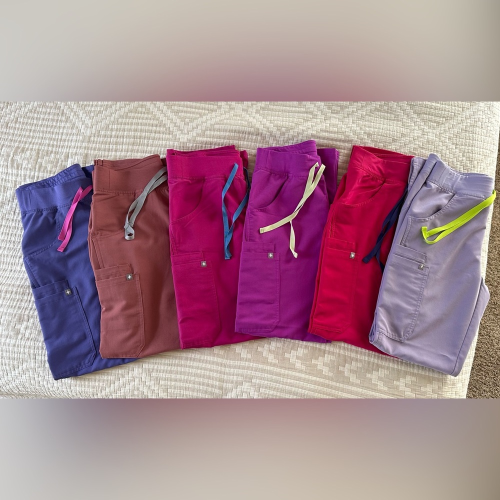 Lot of XS Figs Scrub Pants Kade cargo pants